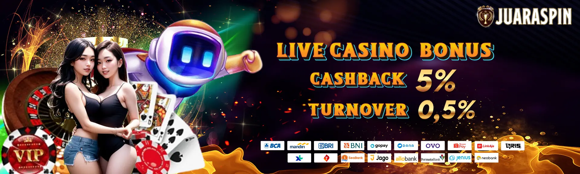 bonus live casino